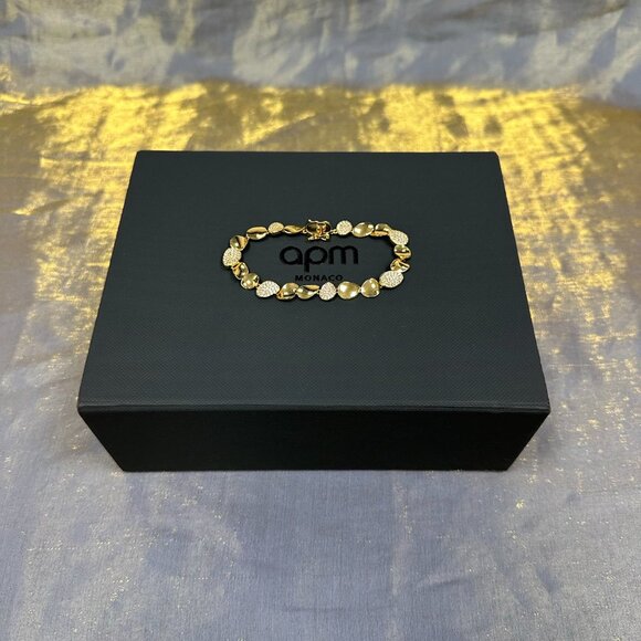 APM Monaco Galet Gold Bracelet - Picture 5 of 5